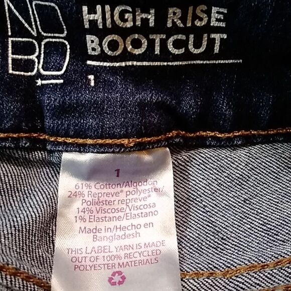 Vintage Boundaries High Rise Bootcut Women's Junior Jeans Size 1 - Picture 12 of 12